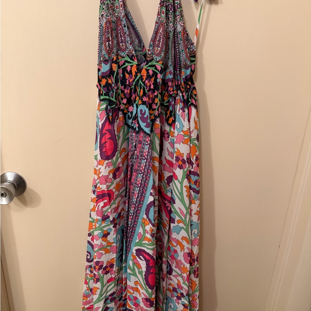 Colorful Floral Maxi Dress